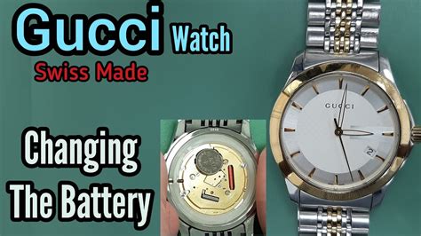 gucci watch replacement battery